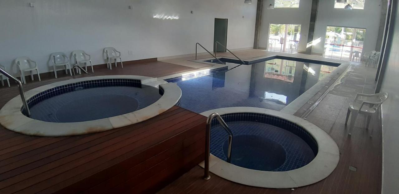 Flat No Apart-Hotel Cavalinho Branco Com Piscina Aquecida 1D8 Águas de Lindóia エクステリア 写真