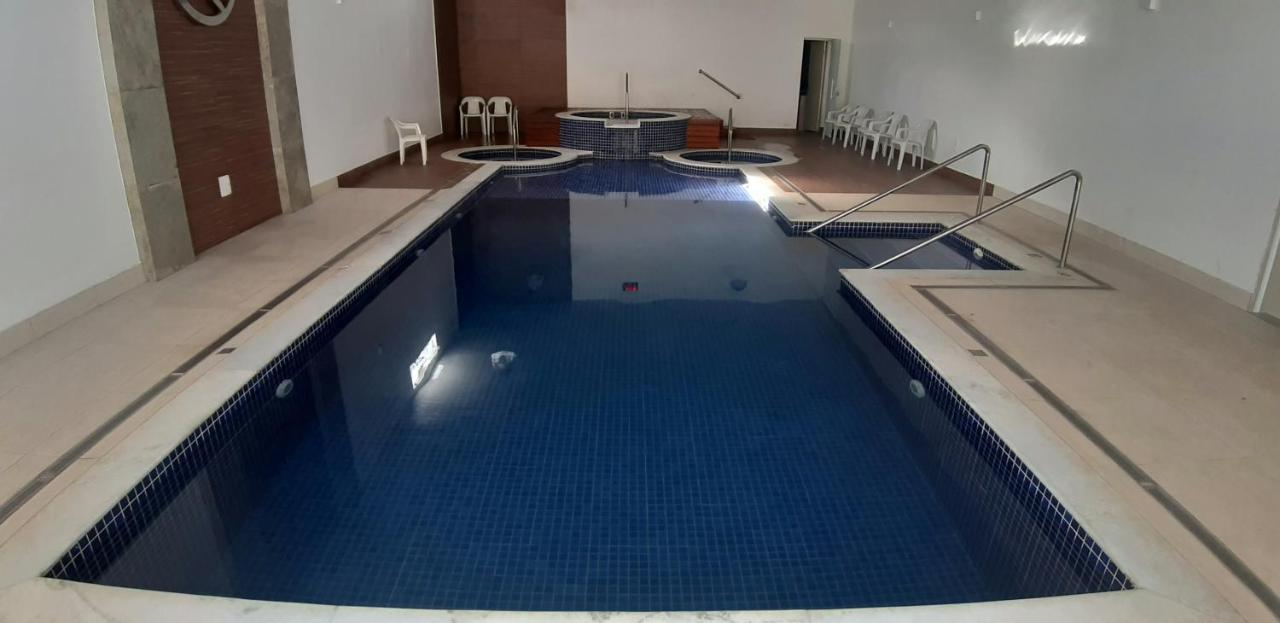 Flat No Apart-Hotel Cavalinho Branco Com Piscina Aquecida 1D8 Águas de Lindóia エクステリア 写真