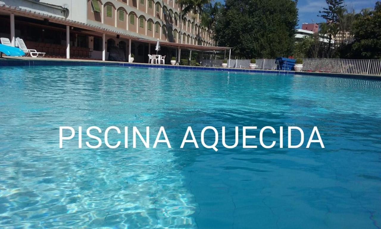 Flat No Apart-Hotel Cavalinho Branco Com Piscina Aquecida 1D8 Águas de Lindóia エクステリア 写真